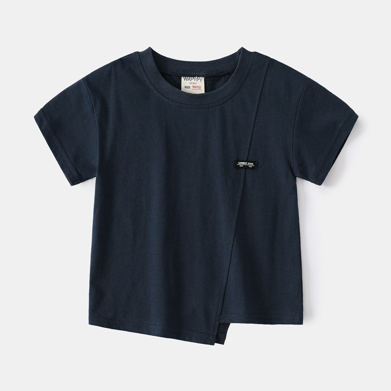 Children's Short Sleeve T-Shirt 2022 Summer Clothes Wholesale Boys' Loose Solid Color Top Baby Korean Children's Clothing, Black
Children's Short Sleeve T-Shirt 2022 Summer Clothes Wholesale Boys' Loose Solid Color Top Baby Korean Children's Clothing, Black