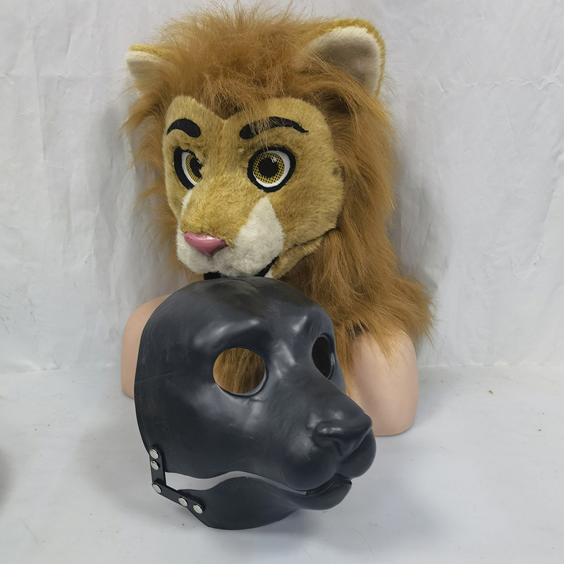 Party Masks DIY animal moving mouth blank mask mould base mold of cartoon lion s 220823 - view 6