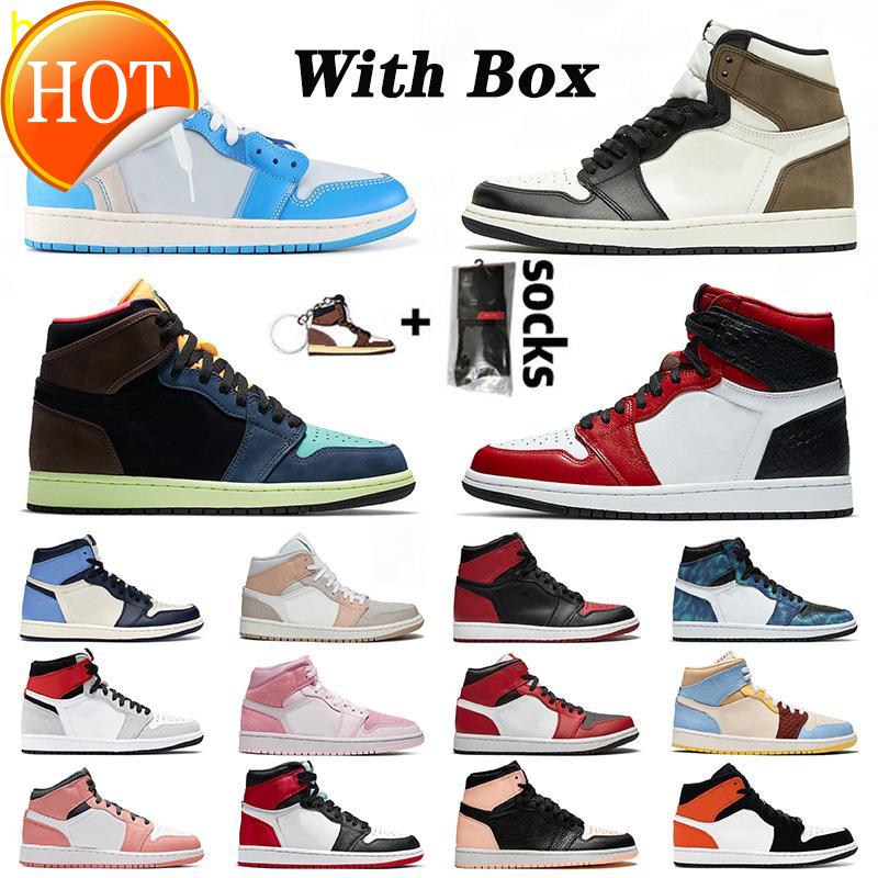 Jumpman University Blue 1 1s High Basketball Shoes Mens Women Pollen Fragment Bred Patent Unc Hyper Royal Off Dark Mocha Unc White Chicago, 19
Jumpman University Blue 1 1s High Basketball Shoes Mens Women Pollen Fragment Bred Patent Unc Hyper Royal Off Dark Mocha Unc White Chicago, 19