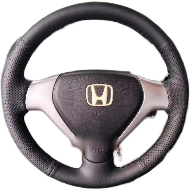 For Honda Fit Everus S1 2004-07 DIY Steering Wheel Cover Black Leather Hand Sewn Interior Handle Cover
For Honda Fit Everus S1 2004-07 DIY Steering Wheel Cover Black Leather Hand Sewn Interior Handle Cover