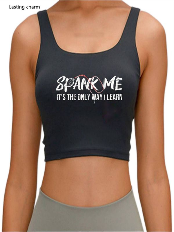 Wanita Humor Menyenangkan Genit Olahraga Yoga Tank Top Horsme Itu Satusatunya Cara Saya Belajar Lucu Crop Top 220613, White
Wanita Humor Menyenangkan Genit Olahraga Yoga Tank Top Horsme Itu Satusatunya Cara Saya Belajar Lucu Crop Top 220613, White