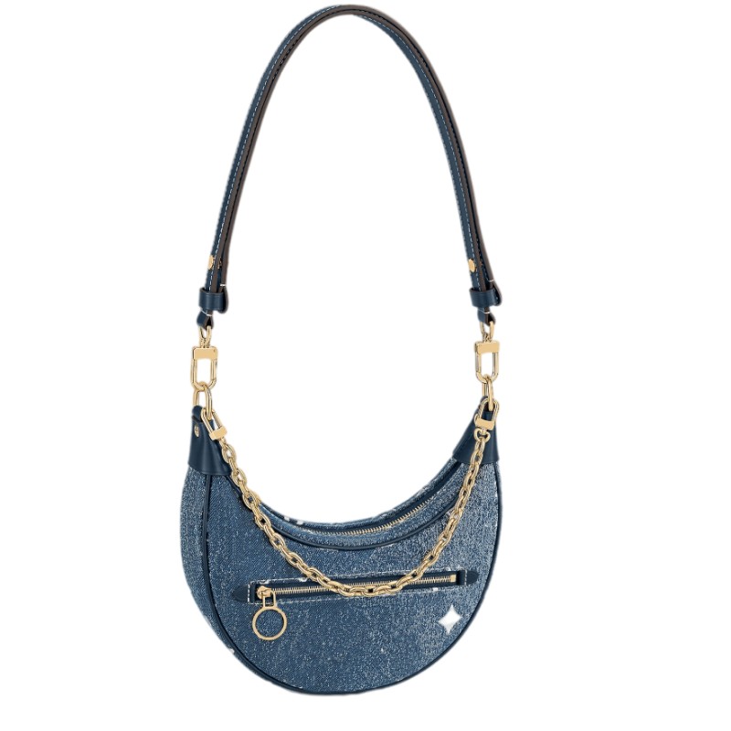 M81166 Women's Denim Jacquard Half-moon Loop Baguette Metal Chain Distressed Shoulder Bags Top Handle Bag Purse Wallet, Red
M81166 Women's Denim Jacquard Half-moon Loop Baguette Metal Chain Distressed Shoulder Bags Top Handle Bag Purse Wallet, Red