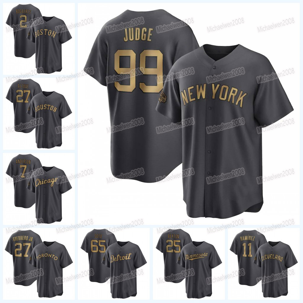 2022 American League All-Star Game Baseball Jersey Shohei Ohtani Aaron Judge Mike Trout Tim Anderson Rafael Devers Jose Altuve Vladimir Guerrero Jr. Stanton, Men cool base
2022 American League All-Star Game Baseball Jersey Shohei Ohtani Aaron Judge Mike Trout Tim Anderson Rafael Devers Jose Altuve Vladimir Guerrero Jr. Stanton, Men cool base