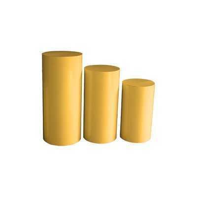 In Stock 3pcs Round Cylinder Pedestal Display Art Decor Cake Rack Plinths Pillars for DIY Wedding Party Decorations Holiday sxmy1
