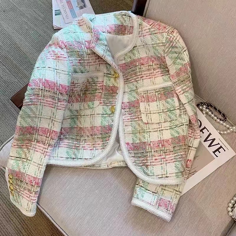 WT323-brand Designer 2022 new coat explosionWomen's Jackets beautiful fashion small fragrance style son coat high sense of top spring, Multi
WT323-brand Designer 2022 new coat explosionWomen's Jackets beautiful fashion small fragrance style son coat high sense of top spring, Multi