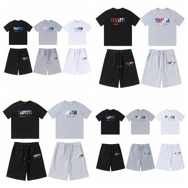 summer Mens Trapstar designer t Shirt Short Sleeve tshirts suit Print Outfit Chenille Tracksuit Black Cotton London Streetwear
summer Mens Trapstar designer t Shirt Short Sleeve tshirts suit Print Outfit Chenille Tracksuit Black Cotton London Streetwear