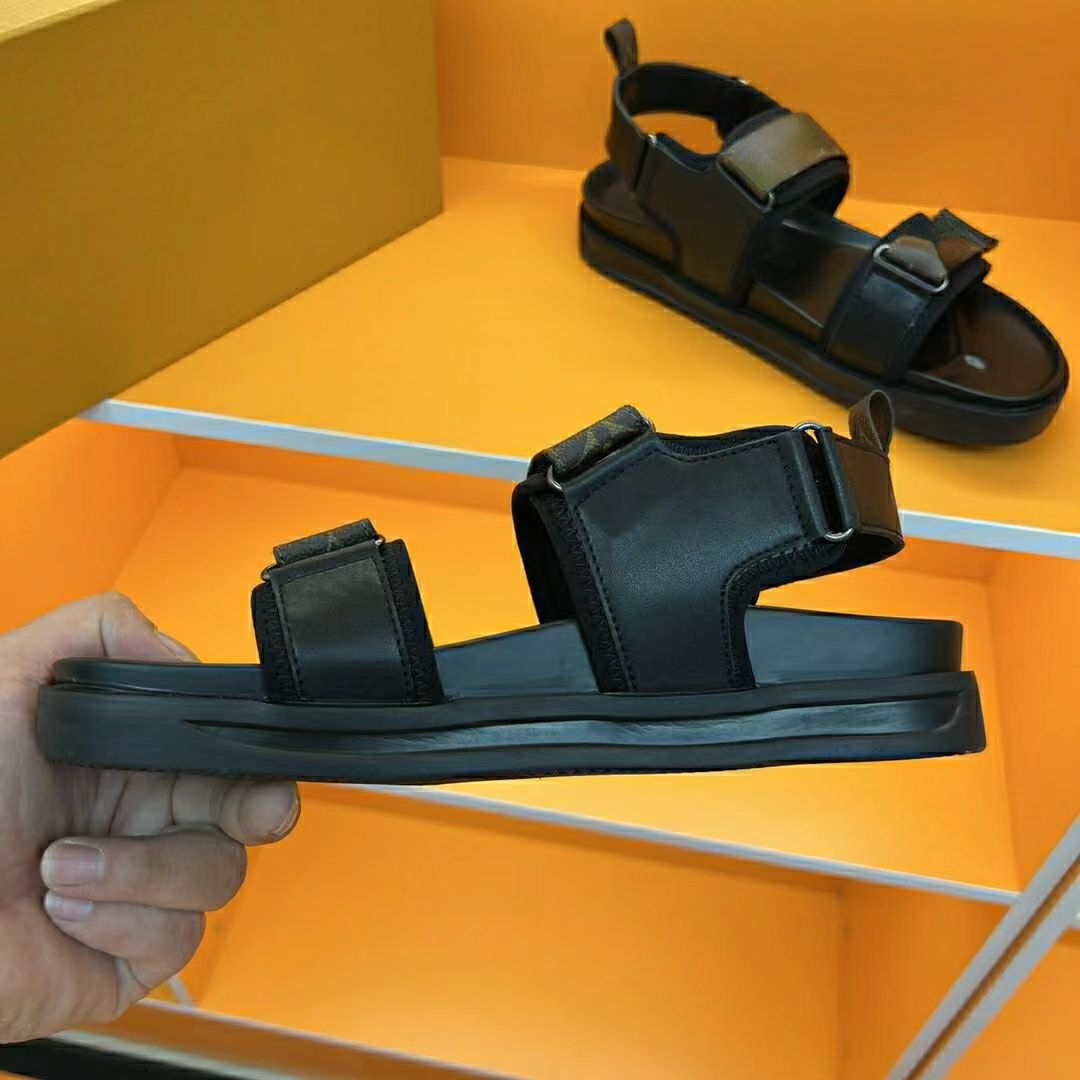Europe station new sandals OP05 leather summer classic fashion all-match men's high-end simple leisure non-slip soft bottom beach sandals, Customize
Europe station new sandals OP05 leather summer classic fashion all-match men's high-end simple leisure non-slip soft bottom beach sandals, Customize