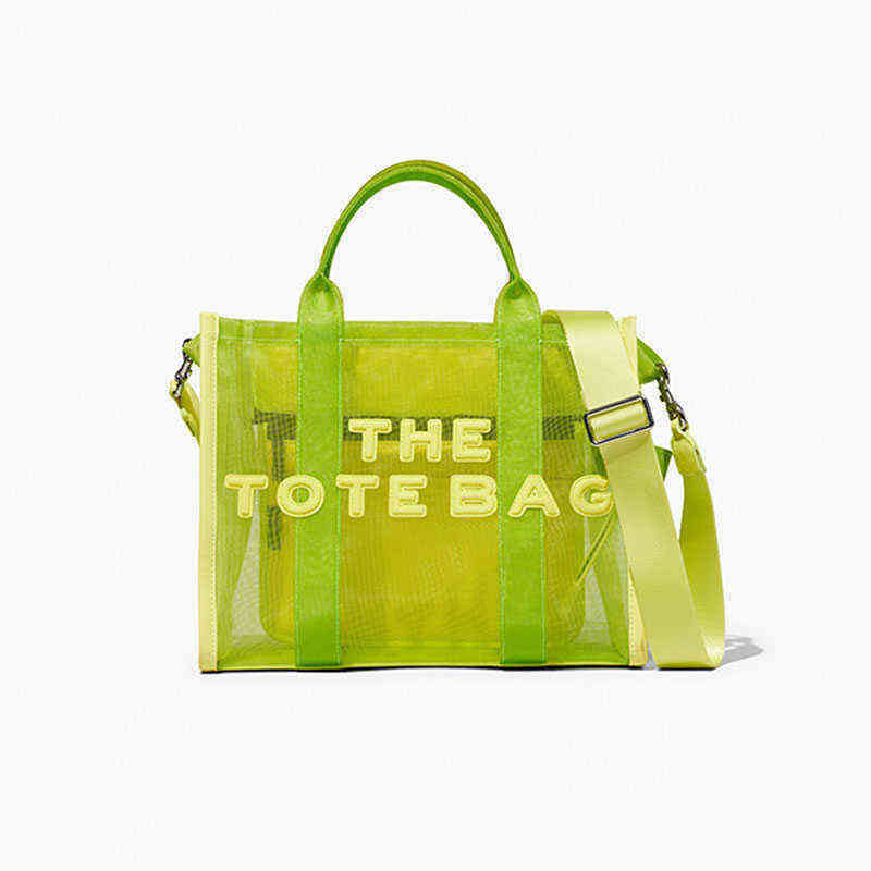 Designer Brand Letters Women Handbags Fluorescent Green Mesh Large Tote Bag Summer Beach Shoulder Crossbody Trend Bali Purse 220427, Yellow
Designer Brand Letters Women Handbags Fluorescent Green Mesh Large Tote Bag Summer Beach Shoulder Crossbody Trend Bali Purse 220427, Yellow