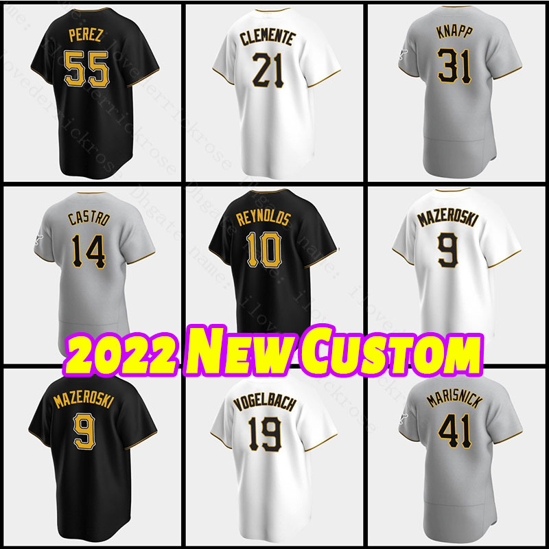 Pittsburgh Custom 8 Willie Stargell Jersey 21 Roberto Clemente 27Kent Tekulve 22 29 Francisco Cervelli 55 Josh Bell Pirates 6 Starling Marte jersey, As shown
Pittsburgh Custom 8 Willie Stargell Jersey 21 Roberto Clemente 27Kent Tekulve 22 29 Francisco Cervelli 55 Josh Bell Pirates 6 Starling Marte jersey, As shown