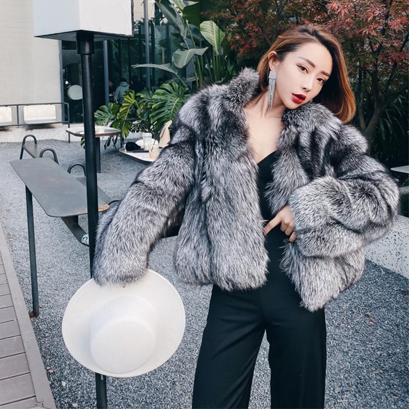 Women' Fur & Faux Coat 2022 Winter Fake Jacket Fashion Mink Outwear Thick Overcoat Luxury High Quality, Grey
Women' Fur & Faux Coat 2022 Winter Fake Jacket Fashion Mink Outwear Thick Overcoat Luxury High Quality, Grey