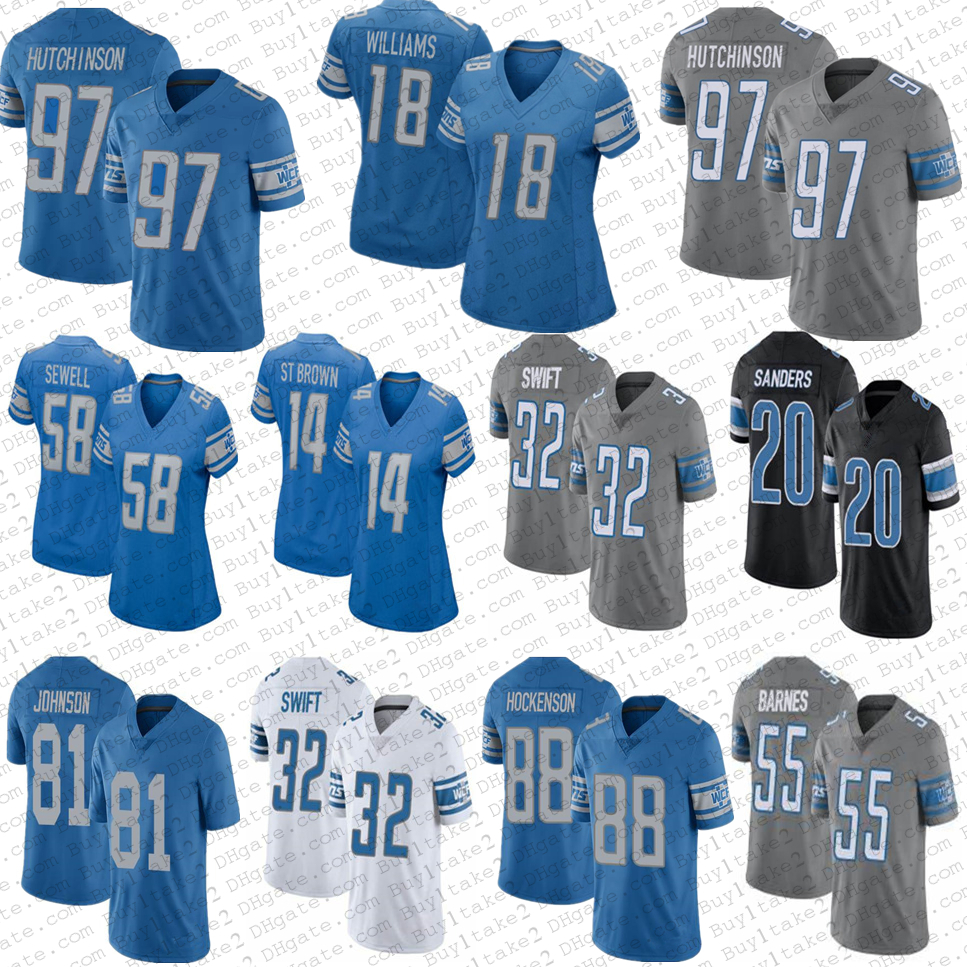 Detroit''Lions''97 Aidan Hutchinson 18 Jameson Williams Custom Football Jerseys 32 D'Andre Swift TJ Hockenson Barry Sanders Sewel Amon-Ra, Mens
Detroit''Lions''97 Aidan Hutchinson 18 Jameson Williams Custom Football Jerseys 32 D'Andre Swift TJ Hockenson Barry Sanders Sewel Amon-Ra, Mens