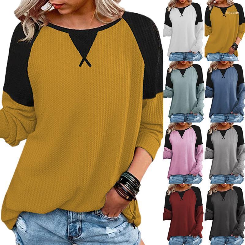 Women' Blouses & Shirts Fashion Color Patchwork Blouse Top 2022 Autumn Tops Long-sleeved Stitching Round Neck T-shirt #4, Green
Women' Blouses & Shirts Fashion Color Patchwork Blouse Top 2022 Autumn Tops Long-sleeved Stitching Round Neck T-shirt #4, Green