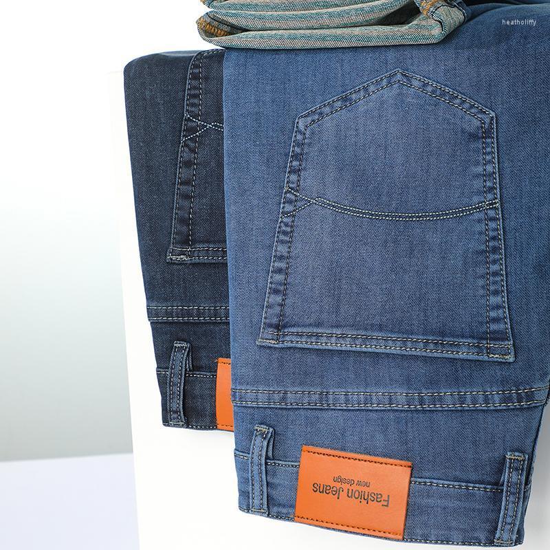 Men's Jeans Classic Spring/Summer Men's Thin Straight Grey Business Casual Denim Stretch Pants High Quality Cotton Fashion TrousersMen's, Blue black
Men's Jeans Classic Spring/Summer Men's Thin Straight Grey Business Casual Denim Stretch Pants High Quality Cotton Fashion TrousersMen's, Blue black