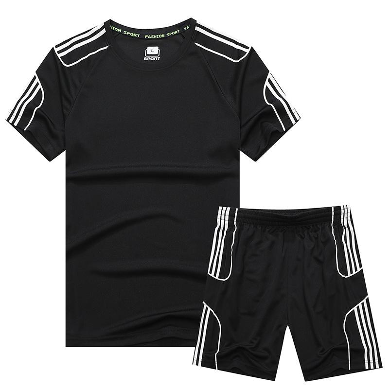 Men's Tracksuits Two Piece Set Men's Fitness Suit Sports T-shirt Training 2022 Quick-drying Casual Running SuitMen's 
Men's Tracksuits Two Piece Set Men's Fitness Suit Sports T-shirt Training 2022 Quick-drying Casual Running SuitMen's