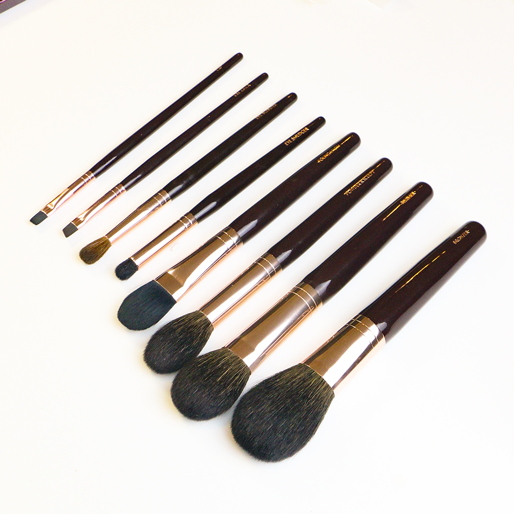 CT Complete Makeup Brushes Set 8-Pcs Bronzer Blusher Powder&Sculpt Foundation Eye Blender Smudge Liner Lip Cosmetics BeautyTools