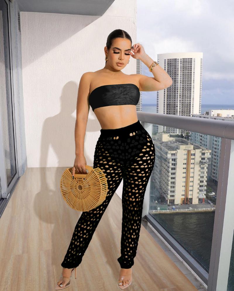 Women' Two Piece Pants Sexy 3 Set Women Off Shoulder Tube Top And Suits Summer Beach Wear Matching Sets OutfitsWomen, Black
Women' Two Piece Pants Sexy 3 Set Women Off Shoulder Tube Top And Suits Summer Beach Wear Matching Sets OutfitsWomen, Black
