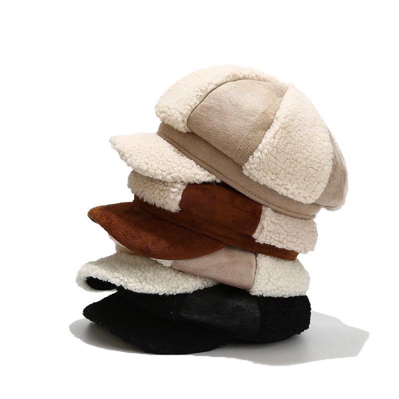Berets Hat Women Autumn Winter British Lamb Wool Stitched Octagonal Trendy Japanese Minority Leisure Versatile Spaper CapBerets, Black
Berets Hat Women Autumn Winter British Lamb Wool Stitched Octagonal Trendy Japanese Minority Leisure Versatile Spaper CapBerets, Black