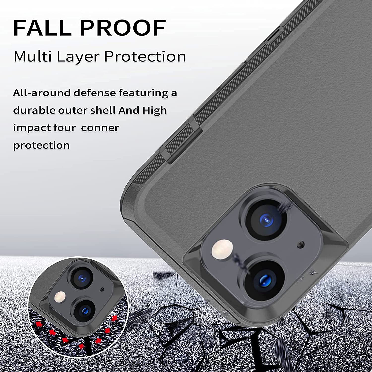 Defender Heavy Duty Shockproof Phone Cases for iPhone 16 16E 15 14 13 12 11 Pro Max Mini XR XS X SE2 SE3 8 7 High Quality 3 in 1 Full Body Protection 