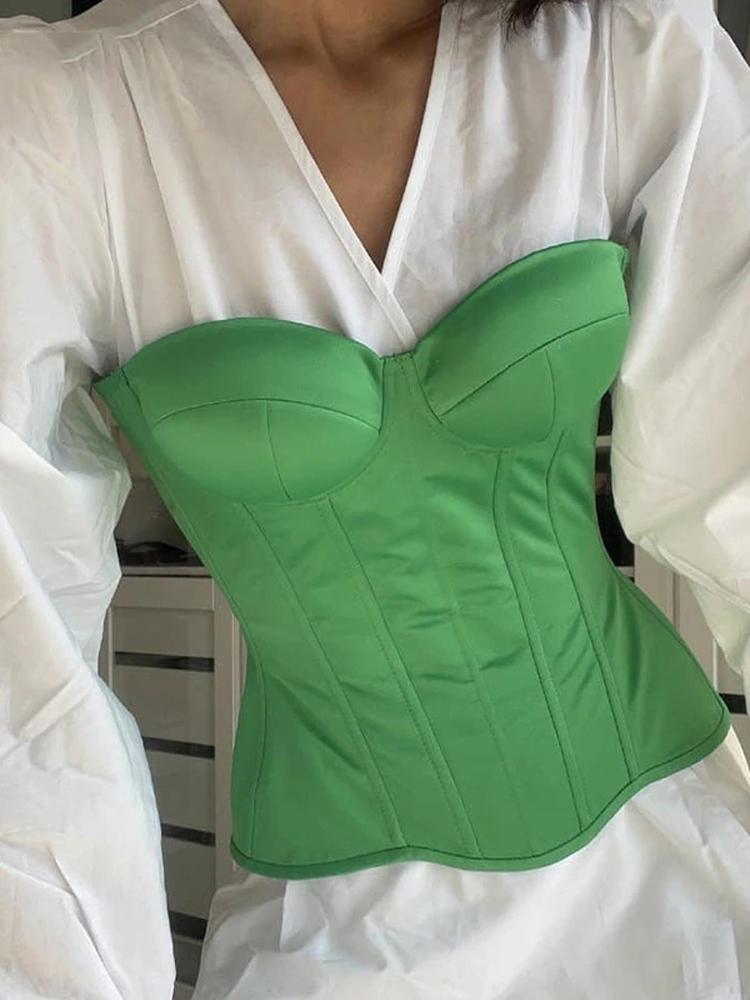 Belts Tossy Greeb Satin Corset Belt Tank Tops For Women Slim Backless V-Neck Bustiers Vintage Party Short Camis Corsets Shapers, White
Belts Tossy Greeb Satin Corset Belt Tank Tops For Women Slim Backless V-Neck Bustiers Vintage Party Short Camis Corsets Shapers, White
