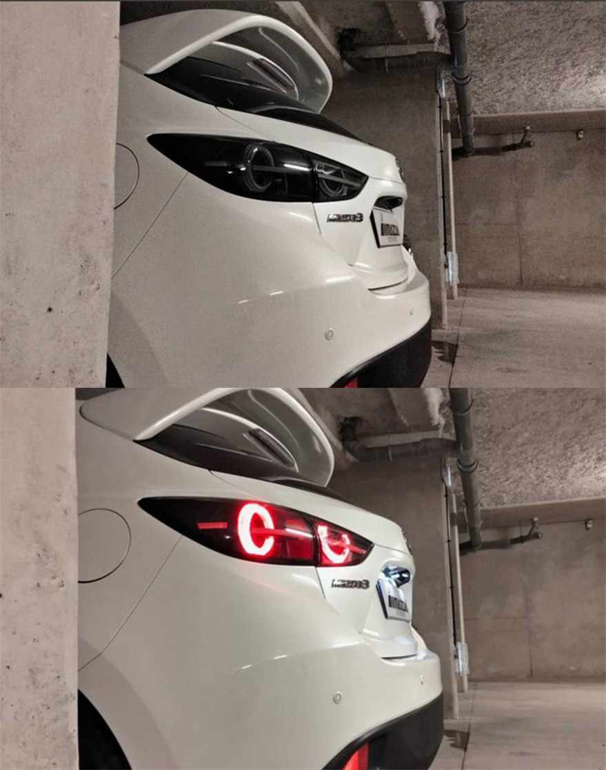 Car Tail Lights For Mazda 3 Axela BMLFS BMEFS 20 14-20 19 Taillights Fog Lamp LED Turn Signal Brake Lights
