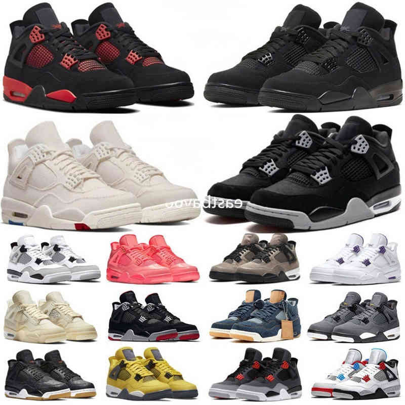 2023 OG Black Canvas Cat Men Basketball Shoes Jumpman 4 4s Sneakers Red Thunder Zen Master Trainers Wild Things Metallic Green Glow, #11
2023 OG Black Canvas Cat Men Basketball Shoes Jumpman 4 4s Sneakers Red Thunder Zen Master Trainers Wild Things Metallic Green Glow, #11