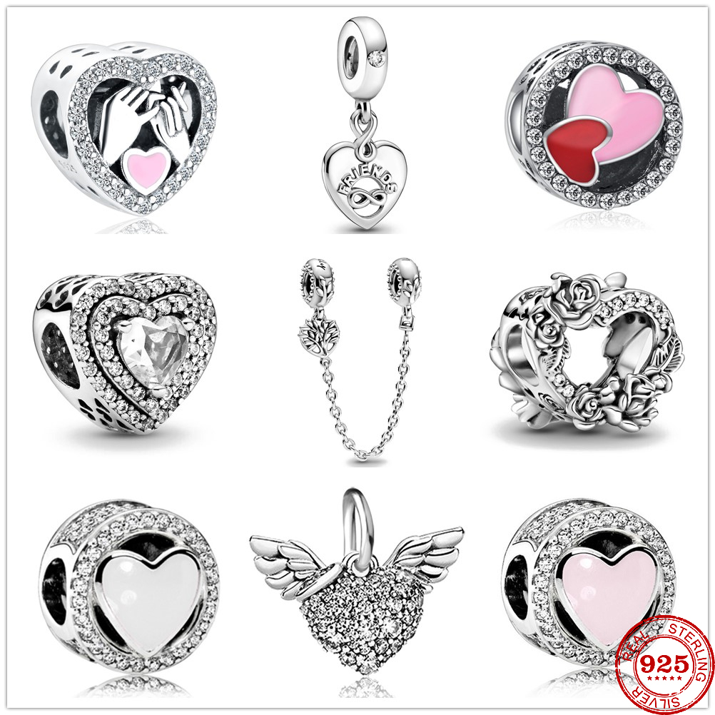 925 Sterling Silver Dangle Charm New Endless Love Promise family tree safety chain Beads Bead Fit Pandora Charms Bracelet DIY Jewelry Accessories 
925 Sterling Silver Dangle Charm New Endless Love Promise family tree safety chain Beads Bead Fit Pandora Charms Bracelet DIY Jewelry Accessories