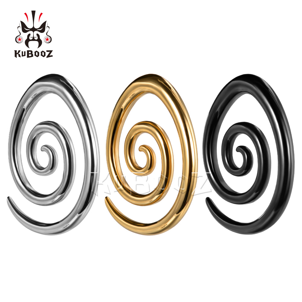 KUBOOZ Stainless Steel Ellipse Swirl Ear Weight Tunnels Earing Plugs Gauges Piercing Body Jewelry Wholesale 8mm 8PCS
KUBOOZ Stainless Steel Ellipse Swirl Ear Weight Tunnels Earing Plugs Gauges Piercing Body Jewelry Wholesale 8mm 8PCS