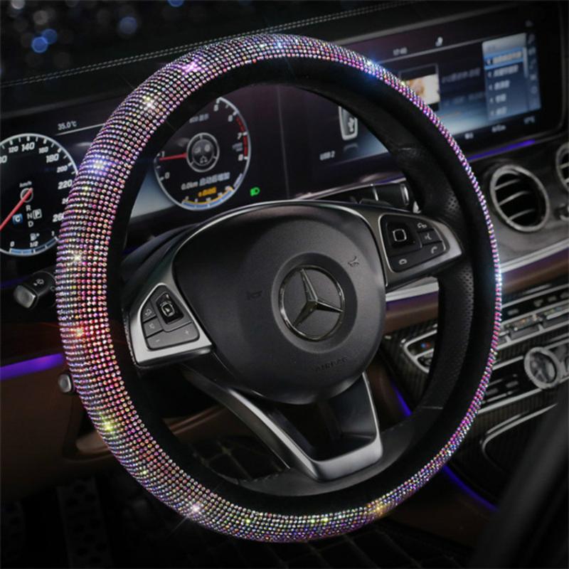Steering Wheel Covers Universal 37-38cm Crystal Car Cover Bling Styling Luxury Auto AccessoriesSteering
Steering Wheel Covers Universal 37-38cm Crystal Car Cover Bling Styling Luxury Auto AccessoriesSteering