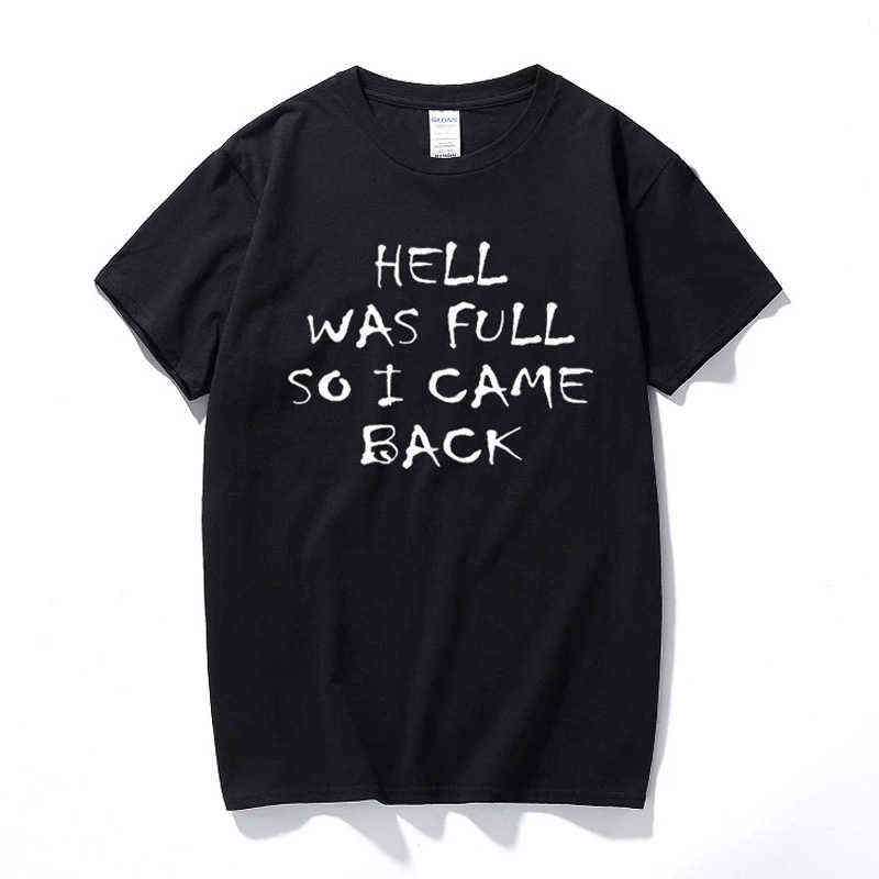 Hell Was Full Men Tshirt Funny High Quality Design Premium Supernatural Tops Cotton Short Sleeve Tshirt Top Camiseta Masculina J220727, Blue
Hell Was Full Men Tshirt Funny High Quality Design Premium Supernatural Tops Cotton Short Sleeve Tshirt Top Camiseta Masculina J220727, Blue
