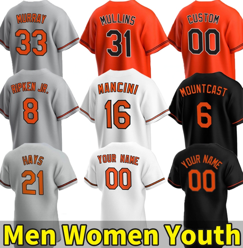 Orioles Baseball Jerseys Trey Mancini Cal Ripken Jr. Eddie Murray Cedric Mullins Austin Hays Mountcastle Jorge Mateo Santander Rougned Odor Chirinos Custom Jersey, Youth color 4
Orioles Baseball Jerseys Trey Mancini Cal Ripken Jr. Eddie Murray Cedric Mullins Austin Hays Mountcastle Jorge Mateo Santander Rougned Odor Chirinos Custom Jersey, Youth color 4