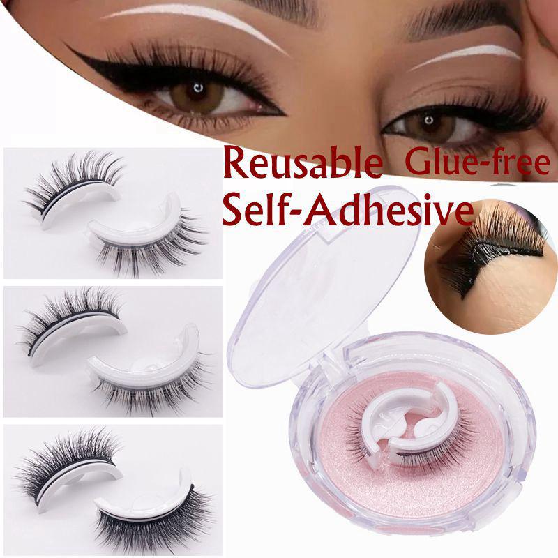 False Eyelashes Fashion Reusable Self-Adhesive Multiple Reversible Glue-free Handmade Natural Lashes Makeup
False Eyelashes Fashion Reusable Self-Adhesive Multiple Reversible Glue-free Handmade Natural Lashes Makeup