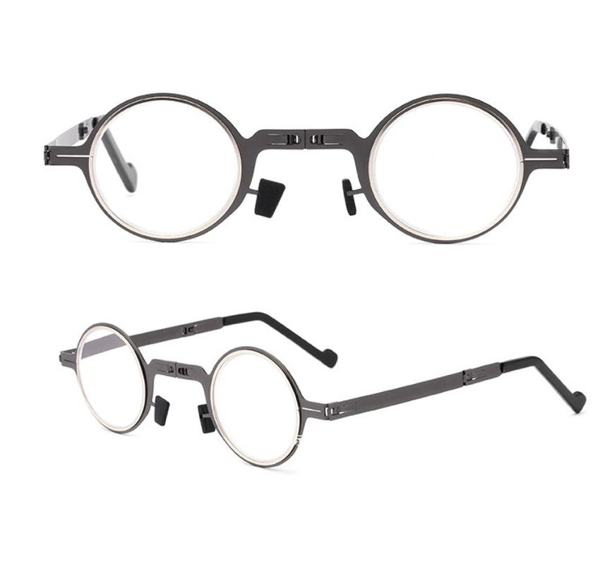 Sunglasses Round Retro Anti-Blu-ray Foldable Portable Reading Glasses Men Full-rim Easy To Carry Ultralight With Box 1 1.5 2 2.5 4Sunglasses
Sunglasses Round Retro Anti-Blu-ray Foldable Portable Reading Glasses Men Full-rim Easy To Carry Ultralight With Box 1 1.5 2 2.5 4Sunglasses