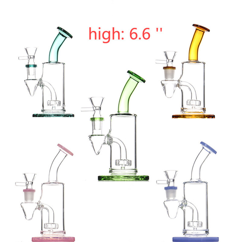 6.6 inches Mini glass bong oil rigs water pipe small bubbler dab rig bongs with bowl
6.6 inches Mini glass bong oil rigs water pipe small bubbler dab rig bongs with bowl