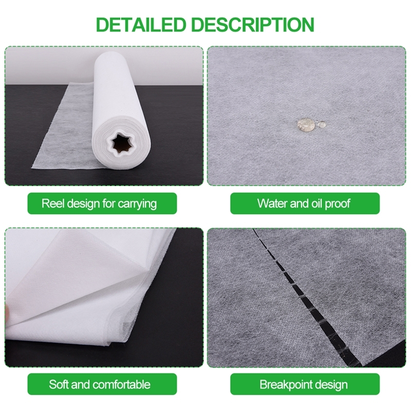 50pcs/roll Disposable Bed Sheets Bedroom Massage Table Beauty Salon Spa Non-woven Fabric Sheet Tattoo Supply 220325