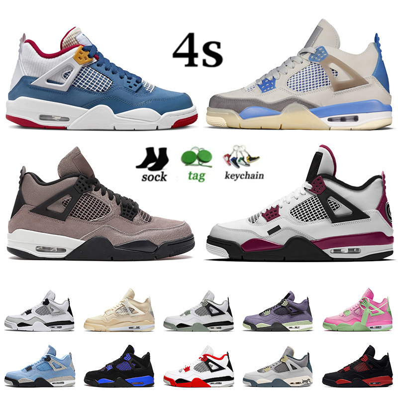 Jumpman 4 Mens Sail Bred 4s Basketball Shoes J4s Seafoam Military Black Cat Women OG Sneakers, B51 loyal blue 40-47
Jumpman 4 Mens Sail Bred 4s Basketball Shoes J4s Seafoam Military Black Cat Women OG Sneakers, B51 loyal blue 40-47