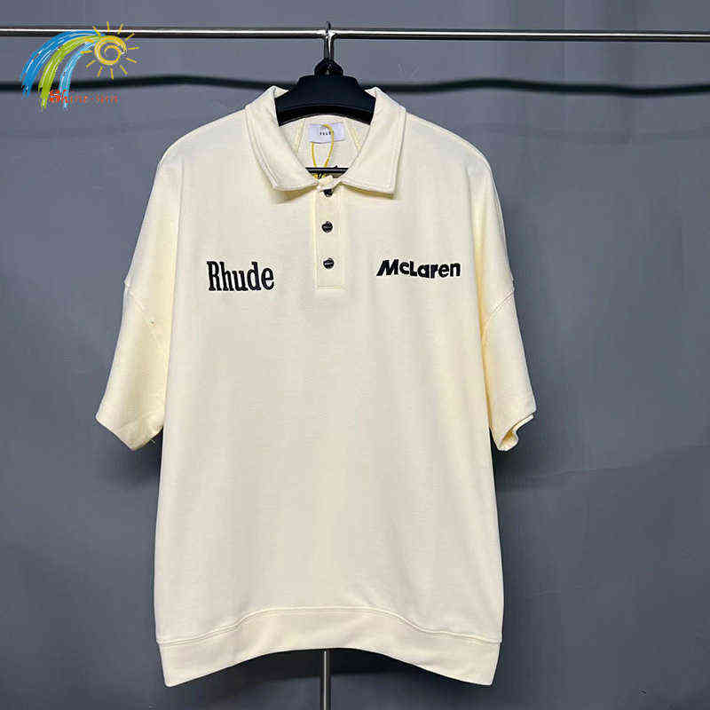 Apricot Lapel Rhude t Shirt Men Women Casual Oversized Top Tee Embroidery Rhude Short Sleeve Best Quality
Apricot Lapel Rhude t Shirt Men Women Casual Oversized Top Tee Embroidery Rhude Short Sleeve Best Quality
