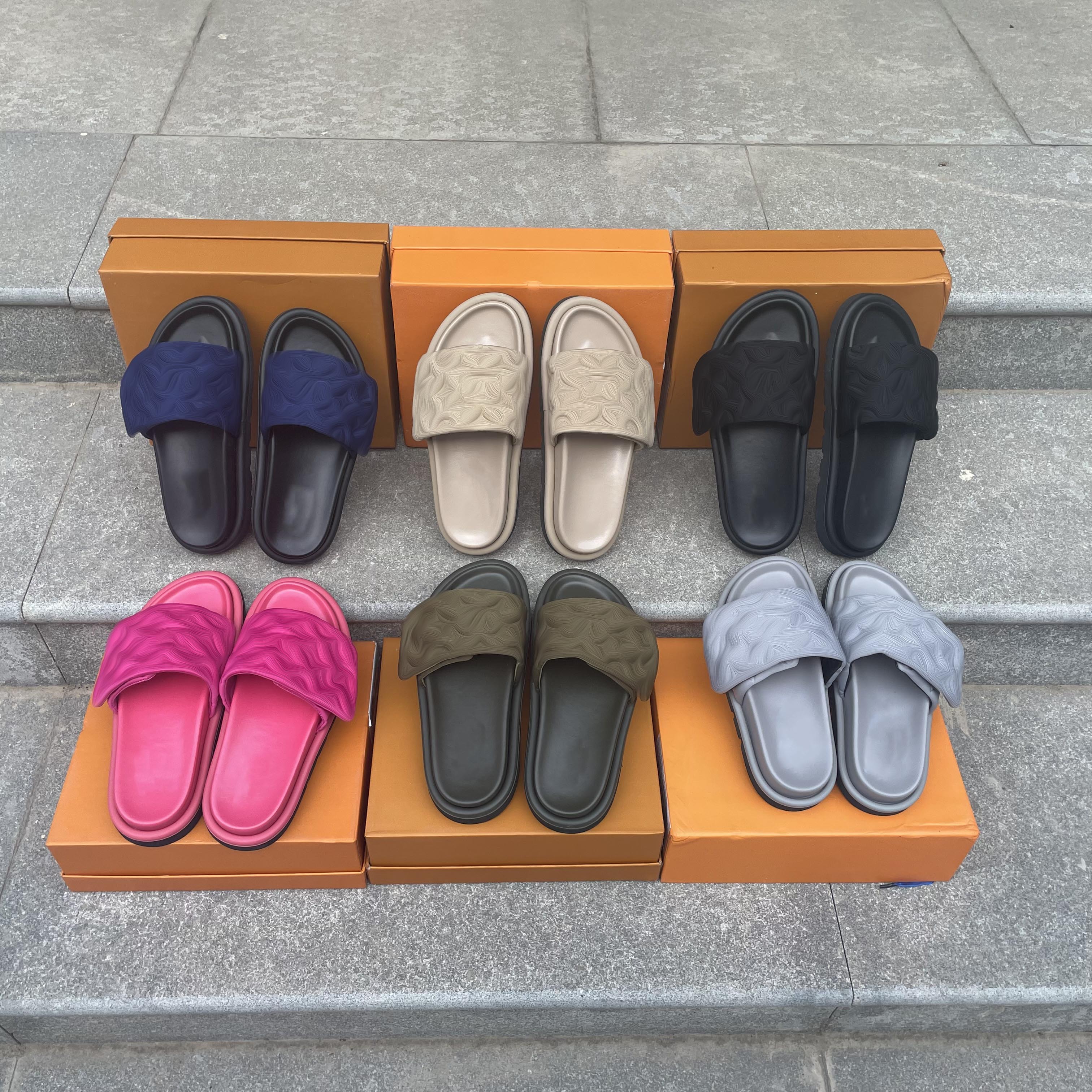 Men Women 2022 POOL PILLOW slippers Comfort Sandals Summer Velcro Slippers Seaside Travel Home Rubber Sole Size 35-46, 10
Men Women 2022 POOL PILLOW slippers Comfort Sandals Summer Velcro Slippers Seaside Travel Home Rubber Sole Size 35-46, 10