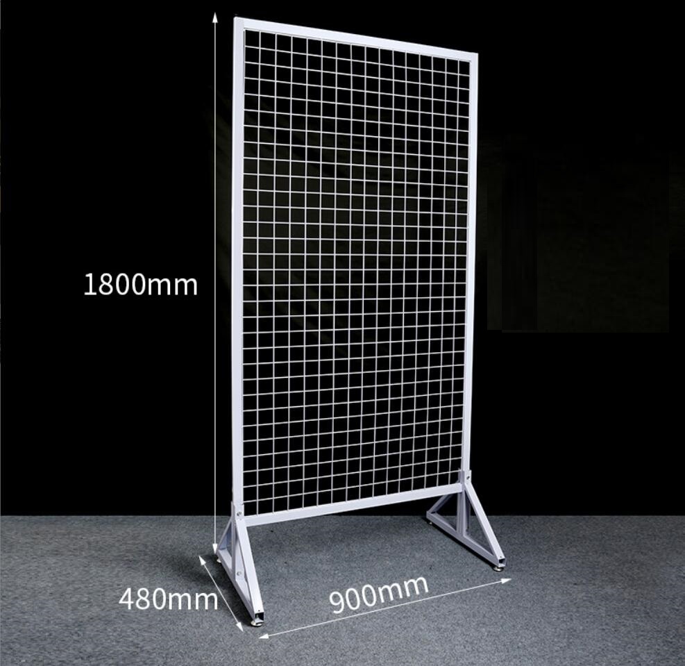 Daily necessities grid shelf Commercial Furniture Mobile phone case with shelfes lightweight jewelry display racks slipper grides rack hardware pendan