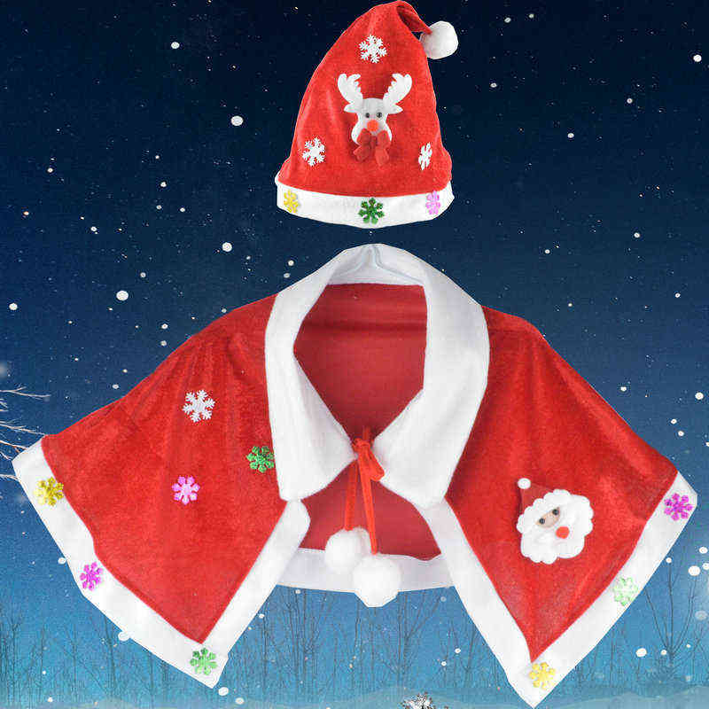 New Christmas red cloak hooded children's robe boy girl Halloween Cloak Santa Cosplay come Shawl and hat L220715
New Christmas red cloak hooded children's robe boy girl Halloween Cloak Santa Cosplay come Shawl and hat L220715
