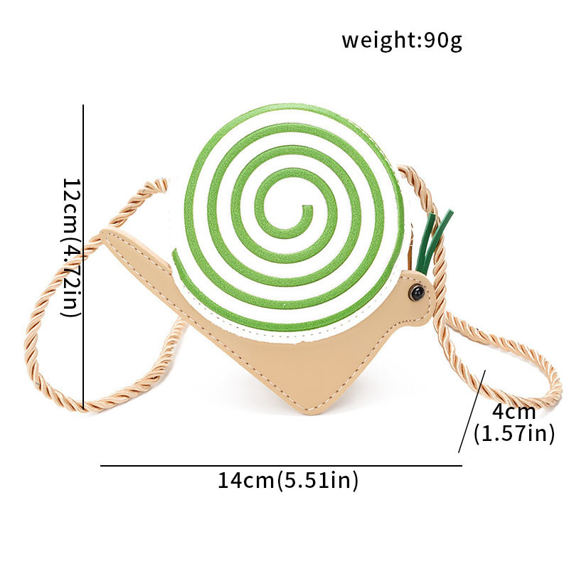 Tas Kurir Siput Kumbang Lebah Kartun Tas Tangan Dompet Koin Kulit PU Anakanak Cantik Tas Bahu Aksesori Anakanak Lucu 220611