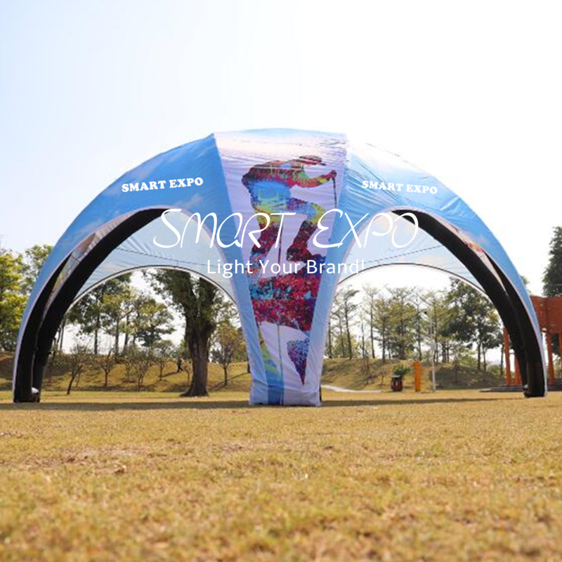 20ft Inflatable Dome Shelter Custom Events Tradeshow Tent with Air Tight Frame E Pump