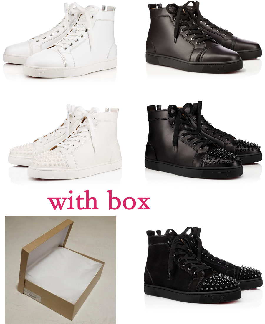 Luxury designer Mens casual shoes red bottoms sneaker shoes spikes high top lace up trainers Louspikes Orlato Flat trainer classic size 35-47 box
Luxury designer Mens casual shoes red bottoms sneaker shoes spikes high top lace up trainers Louspikes Orlato Flat trainer classic size 35-47 box
