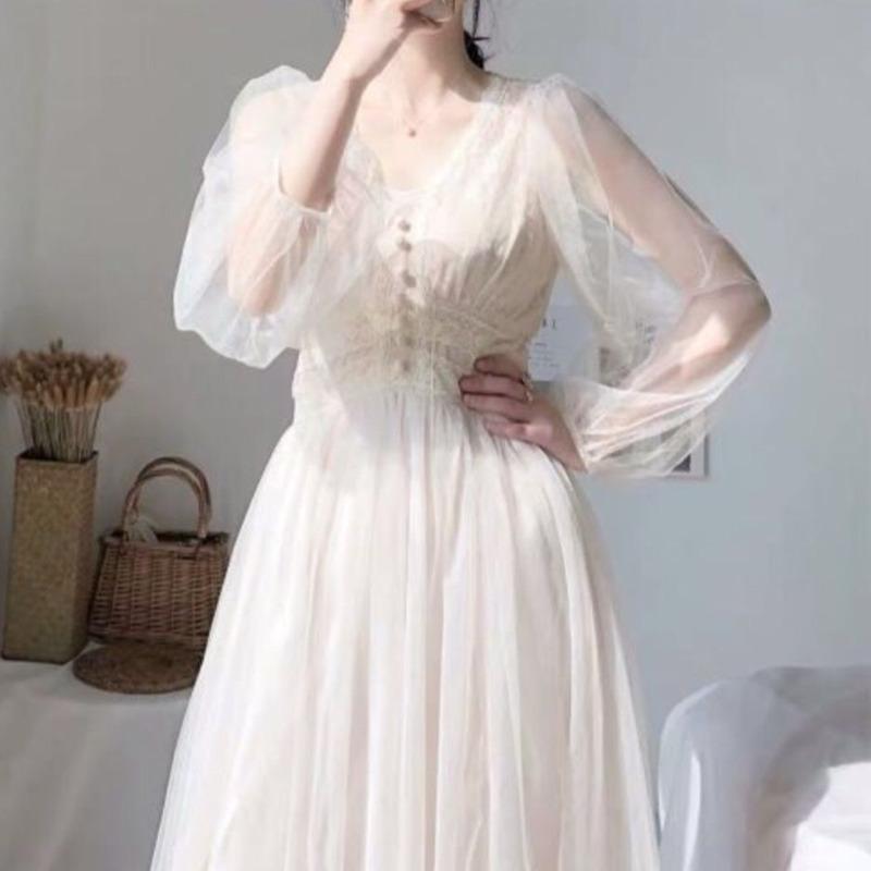 Women' Knits & Tees Arrival 2022 Spring Fashion Women Long Sleeve White Mesh Dress V-Neck Elastic Waist Casual Button Vestidos MujerWomen, Short sleeve
Women' Knits & Tees Arrival 2022 Spring Fashion Women Long Sleeve White Mesh Dress V-Neck Elastic Waist Casual Button Vestidos MujerWomen, Short sleeve