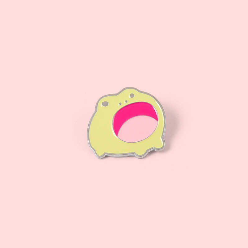 Cute animal big billed frog Brooch frog quack metal badge baking paint version Q fixed button pin waist
Cute animal big billed frog Brooch frog quack metal badge baking paint version Q fixed button pin waist