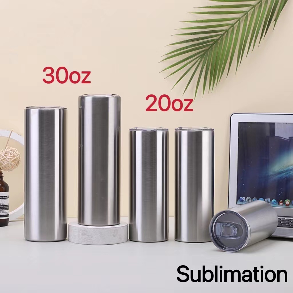 20oz STRAIGHT skinny tumbler Stainless Steel Color with plastic straw & lid Blank Sublimation Tumbler Double wall Vacuum Insulated Travel cups DIY Beer Coffee Mugs, Stainless steel color(50pcs/case)
20oz STRAIGHT skinny tumbler Stainless Steel Color with plastic straw & lid Blank Sublimation Tumbler Double wall Vacuum Insulated Travel cups DIY Beer Coffee Mugs, Stainless steel color(50pcs/case)