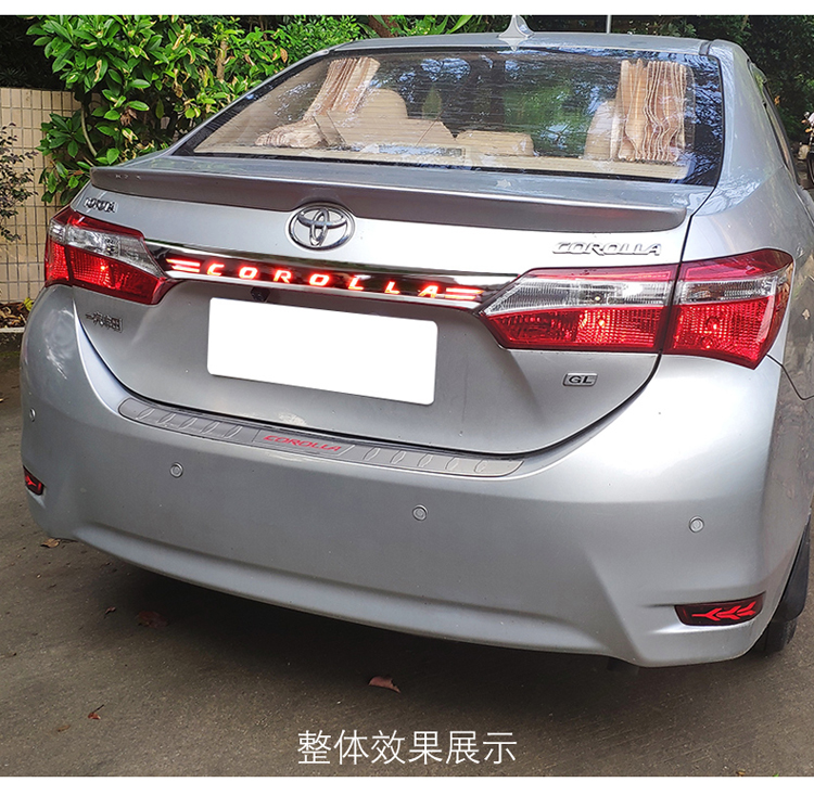 LED Rear Bumper Lights For Toyota Corolla 2014-19 Altis Running Lights Brake Stream Turn Signal Lamp Automotive Accessories