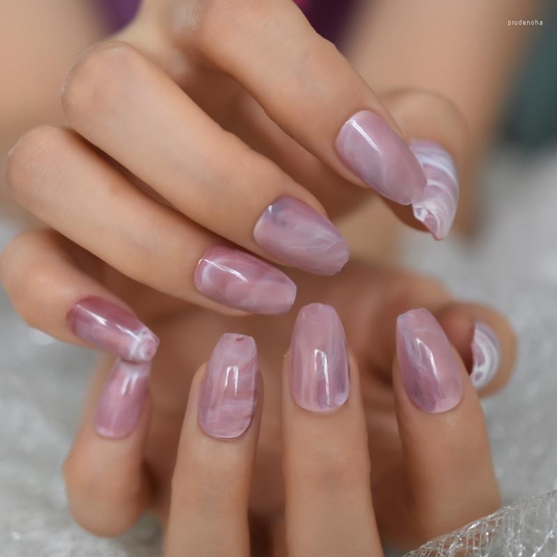 False Nails Marble Design Coffin Nail Medium Artificial High Quality Arts Pink Professional Ballerina Prud22, L5529
False Nails Marble Design Coffin Nail Medium Artificial High Quality Arts Pink Professional Ballerina Prud22, L5529