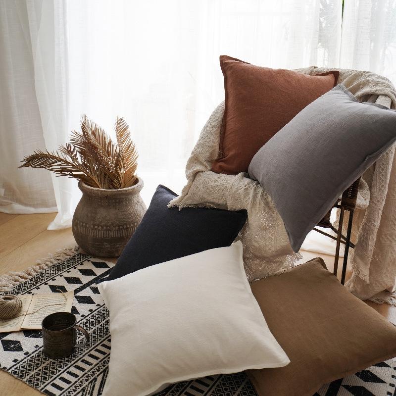 Cushion/Decorative Pillow Solid Color Cushion Cover 45x45/55CM Black White Brown Decorative Pillows Home Decor El Sofa Chair Seat Throw, Cushion cover 1
Cushion/Decorative Pillow Solid Color Cushion Cover 45x45/55CM Black White Brown Decorative Pillows Home Decor El Sofa Chair Seat Throw, Cushion cover 1