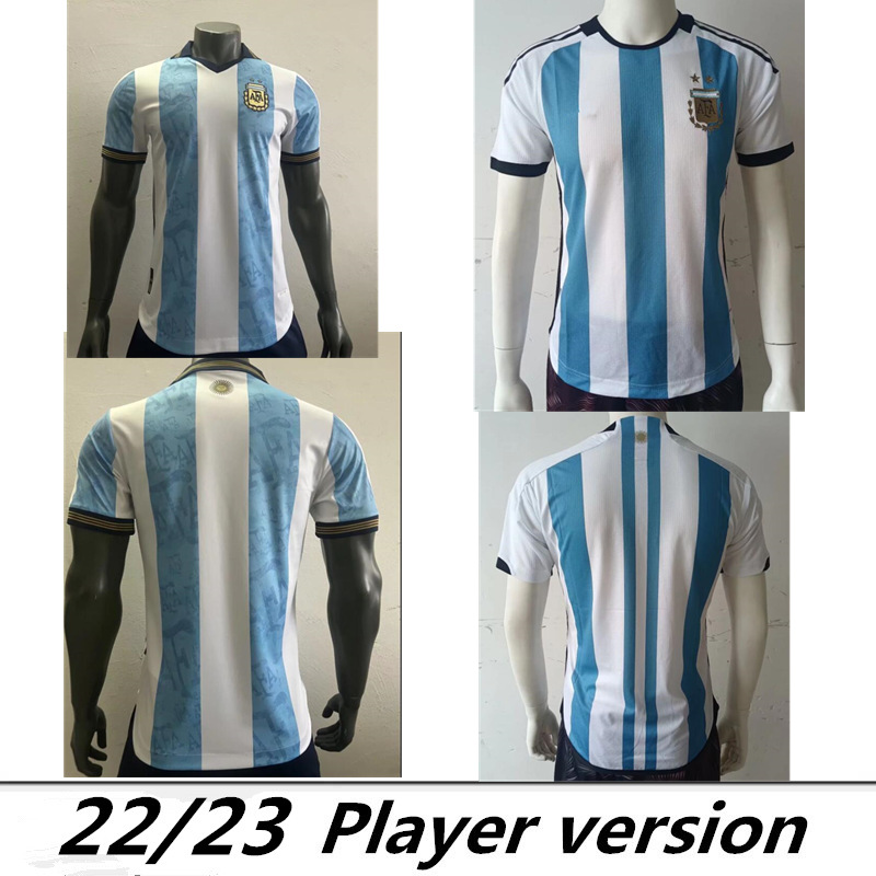 2022 Argentina Player Version Soccer Jerseys 2022 2023 DI MARIA DYBALA Football Shirt AGUERO MARADONA MONTIEL MARTINEZ maillot men home away camesita mykit
2022 Argentina Player Version Soccer Jerseys 2022 2023 DI MARIA DYBALA Football Shirt AGUERO MARADONA MONTIEL MARTINEZ maillot men home away camesita mykit