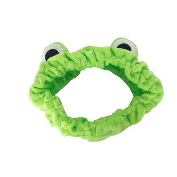 Funny Frog Makeup Headband Wide-brimmed Elastic Hairbands Cute Girls Hair Bands Women Hair Accessories Hairband GC1162